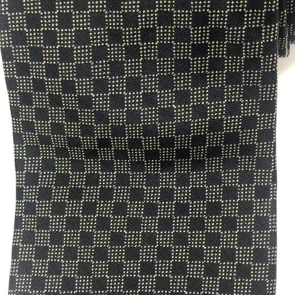 Vintage Albert Goldberg Façonnable Men's Tie, 100% Silk Jacquard, Italy Grid - Picture 2 of 6